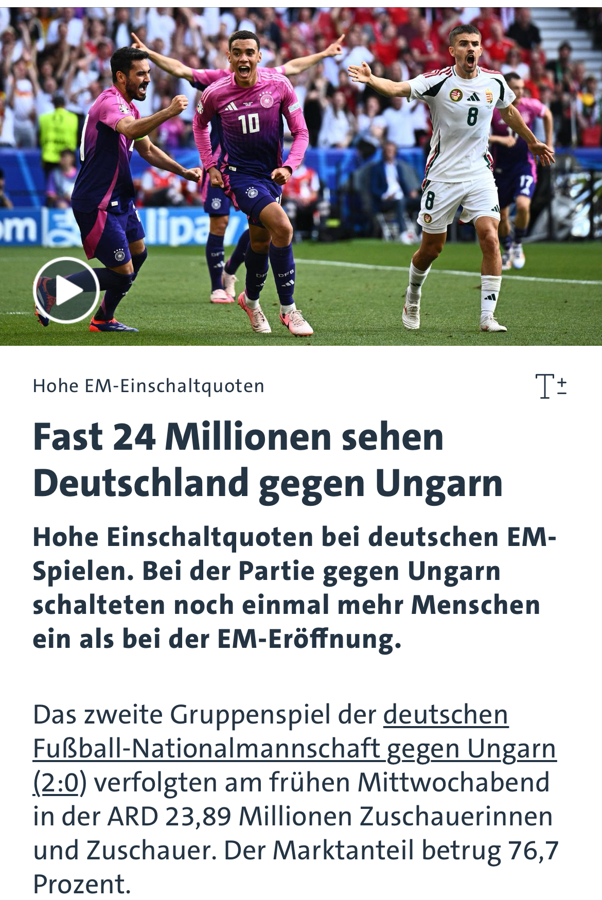 19. Juni 2024 – Tag 13 – Schlumpeltag mit Fußball